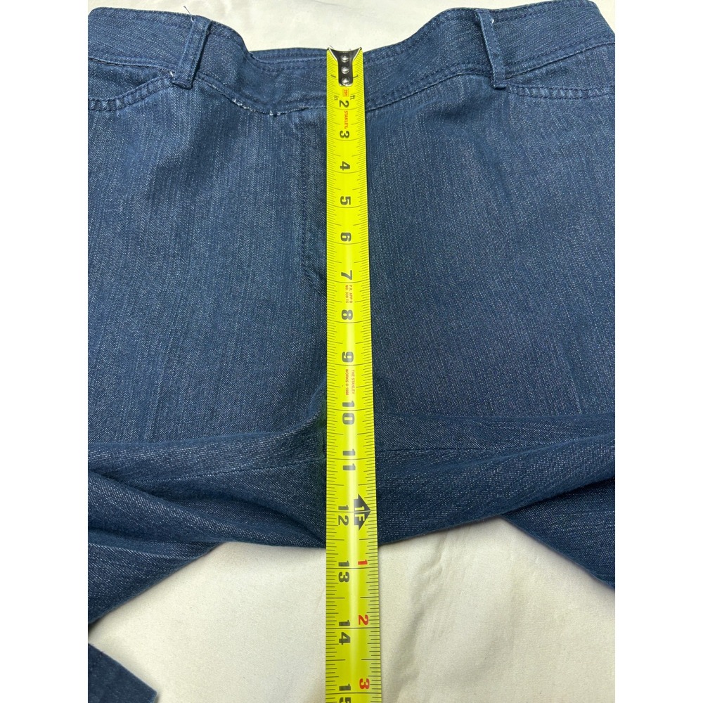 Brooks Brothers Womens Size 8 30X27 Dark Wash Denim Trousers Pants Jeans - Picture 10 of 13